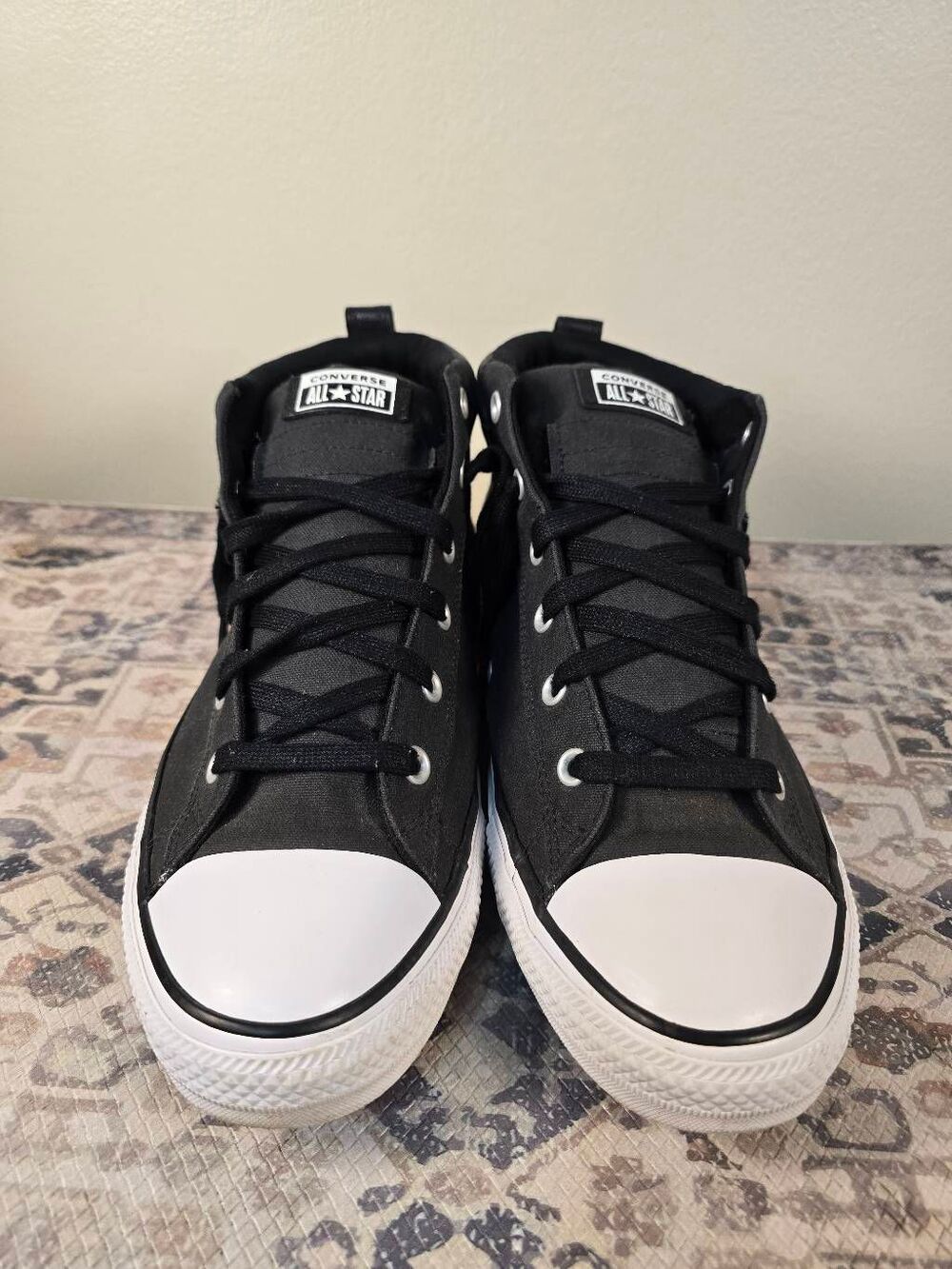 Converse Chuck Taylor All Star Mid Street 145422C Mens Size 12 Black Skate Shoes